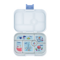 Afbeelding laden in Galerijviewer, Yumbox Original - lekvrije Bento box lunchbox - 6 vakken - Hazy Gray / Paris tray
