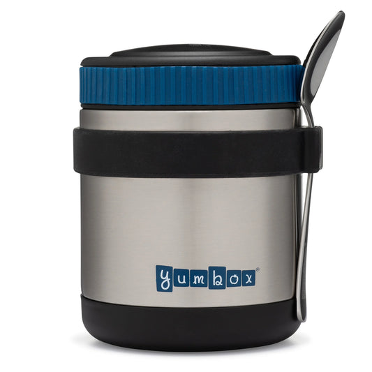 Yumbox Zuppa thermos lunchbox - RVS lunchpot - Incl. lepel - Twilight Black