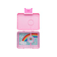 Afbeelding laden in Galerijviewer, Yumbox Snack - lekvrije Bento box lunchbox - 3 vakken - Power Pink / Rainbow tray
