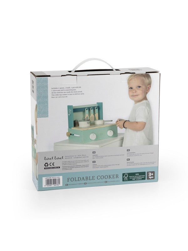 Label Label – Foldable Cooker – Green Kids Plus