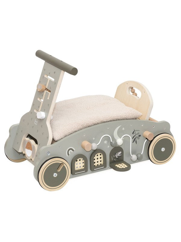 Label Label – 3 in 1 Rocker, Walker and Car – Green Kids Plus