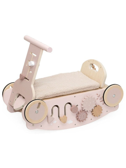 Label Label – 3 in 1 Rocker, Walker and Car – Pink Kids Plus