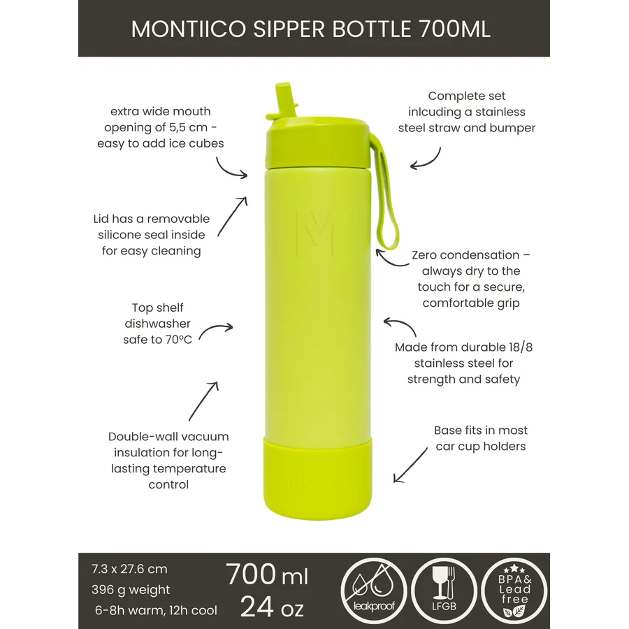 Montii Thermo Drinkfles Sipper 700 ml – Matcha Kids Plus