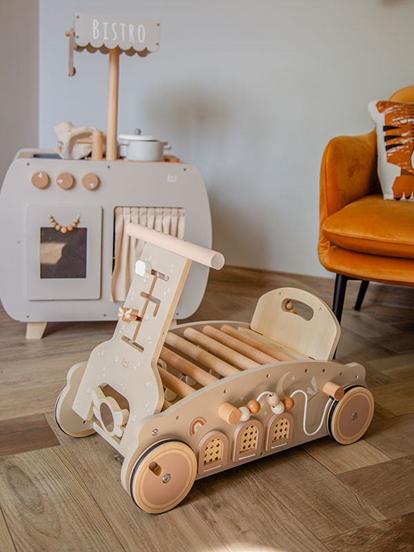 Label Label – 3 in 1 Rocker, Walker and Car – Nougat Kids Plus