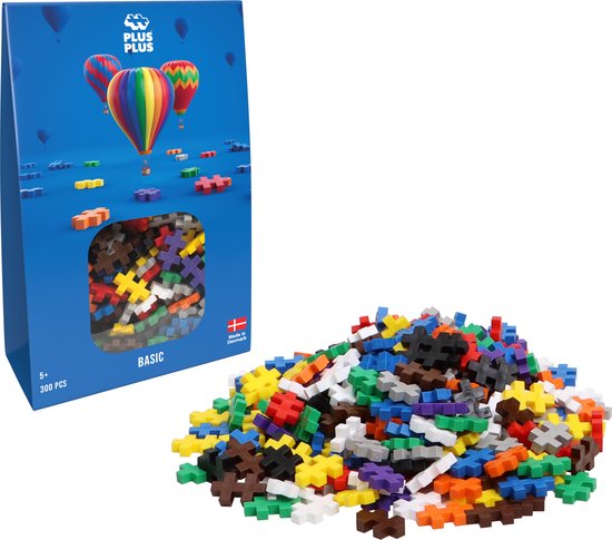 Plus Plus Basic – 300-delige Bouwset Kids Plus
