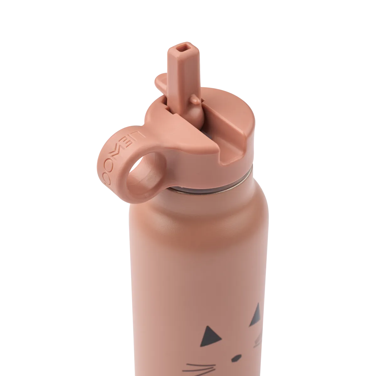 Liewood Falk Water Bottle 350 ml – Cat Dark Rose Kids Plus