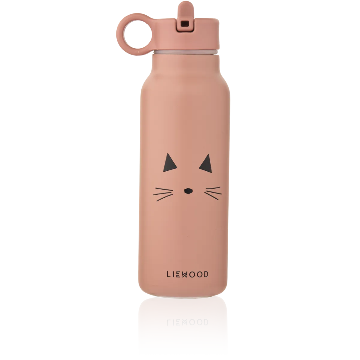 Liewood Falk Water Bottle 350 ml – Cat Dark Rose Kids Plus