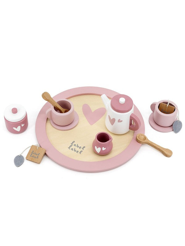Label Label – Houten Thee Set – Pink Kids Plus