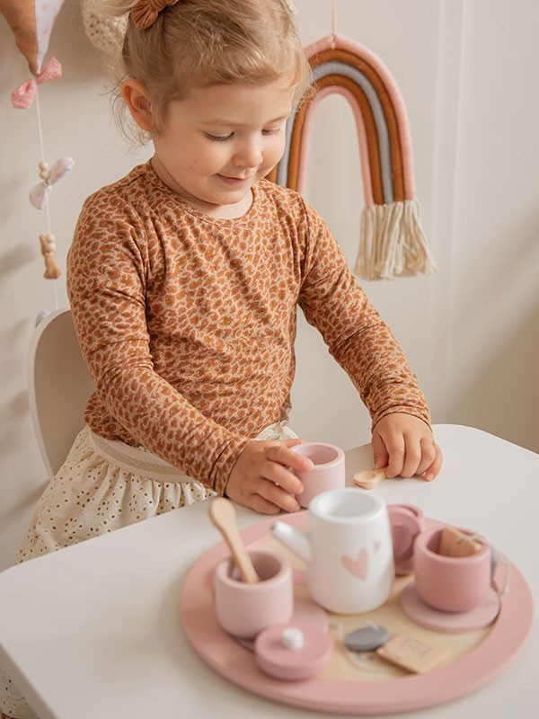 Label Label – Houten Thee Set – Pink Kids Plus