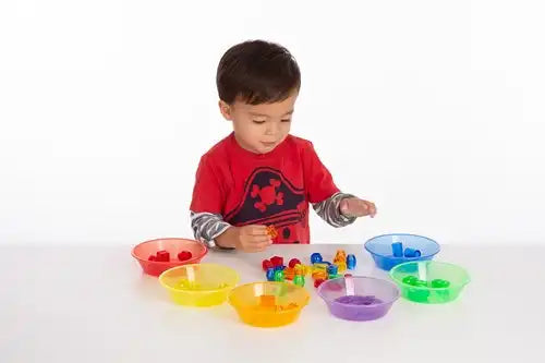 TickiT Doorschijnende Kleursorteerschalen Kids Plus