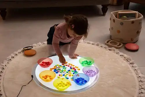 TickiT Doorschijnende Kleursorteerschalen Kids Plus