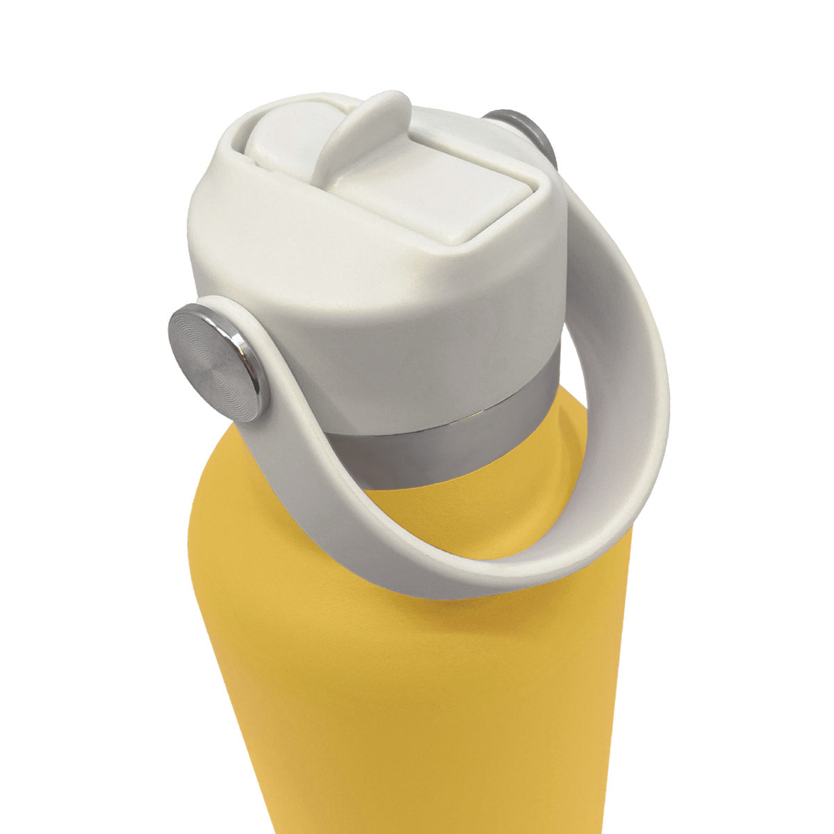 Smikkels RVS Thermosfles 350 ml Geel Kids Plus