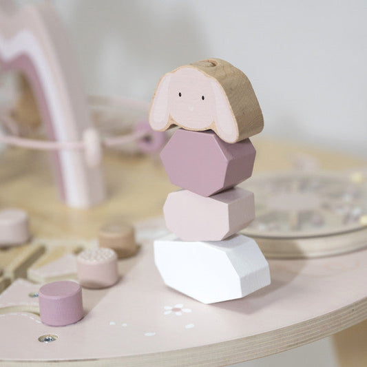 Label Label – Houten Activiteitentafel Roze 🎀✨ Kids Plus
