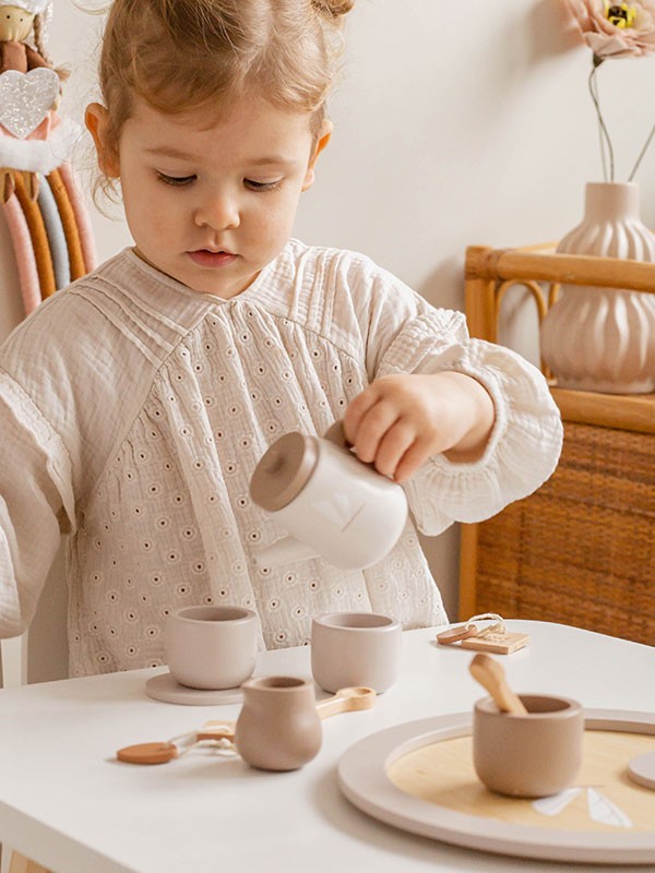 Label Label – Houten Thee Set – Nougat Kids Plus