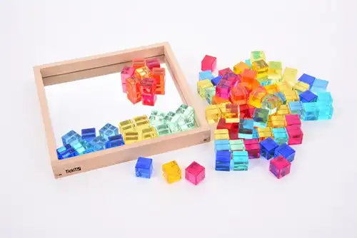 TickiT Gem Cube Mirror Tray