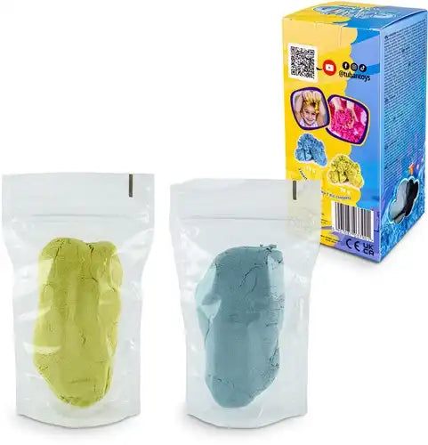 Tuban - Fluffy Sand – Blue &amp; Yellow (2 x 70 g)