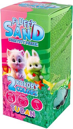 Tuban - Fluffy Sand – Pink &amp; Green (2 x 70 g)